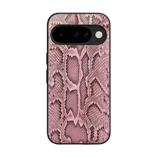 Blush Snake back phone cover | glass case for google pixel 10