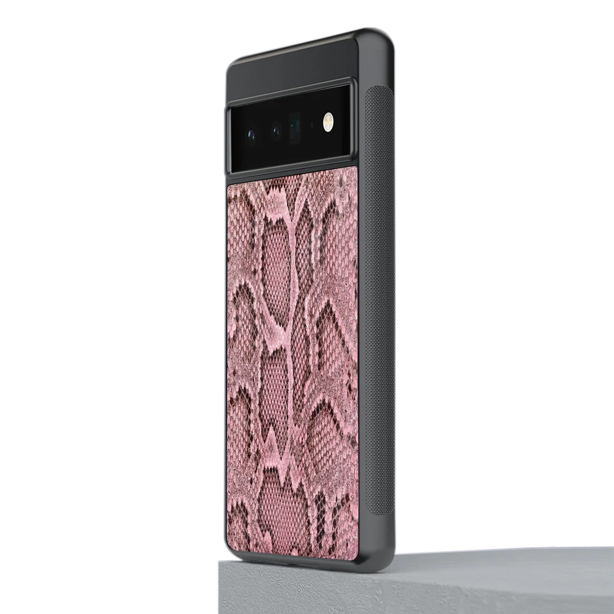 Blush Snake stylish phone case for google pixel 6 pro | glossy glass and slim fit
