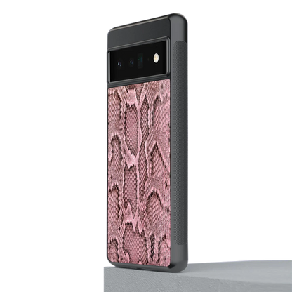 Blush Snake stylish phone case for google pixel 6 pro | glossy glass and slim fit
