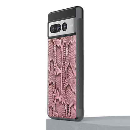 Blush Snake stylish phone case for google pixel 7 pro | glossy glass and slim fit