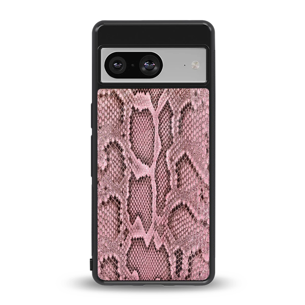 Blush Snake back phone cover | glass case for google pixel 8