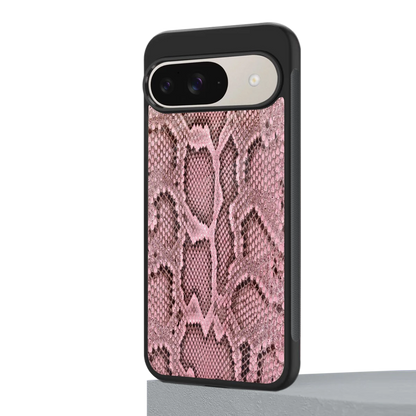 Blush Snake google pixel 9 mobile cover | shockproof glass phone case