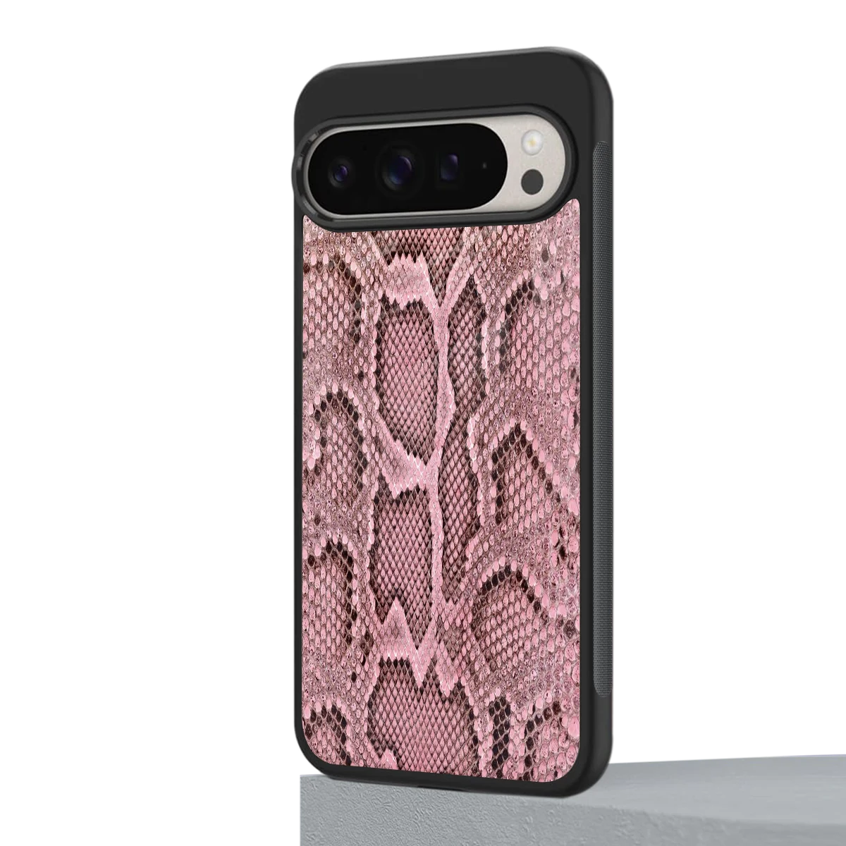 Blush Snake google pixel 9 pro mobile cover | shockproof glass phone case