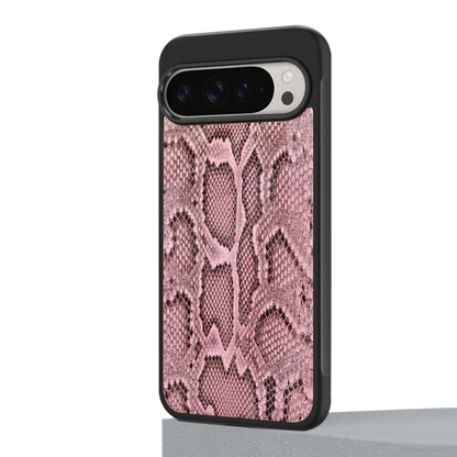 Blush Snake google pixel 9 pro mobile cover | shockproof glass phone case
