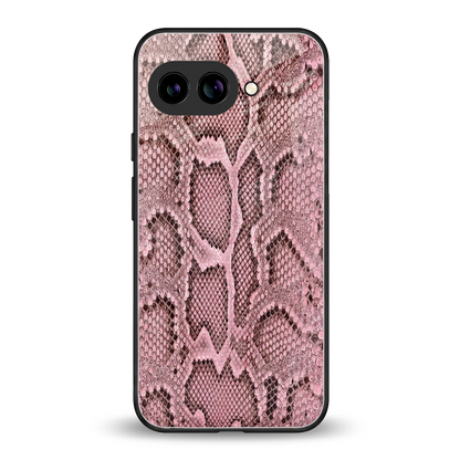Blush Snake back phone cover | glass case for google pixel 10a