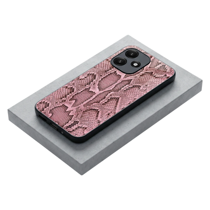 Blush Snake stylish phone case for redmi 12 5g | glossy glass and slim fit