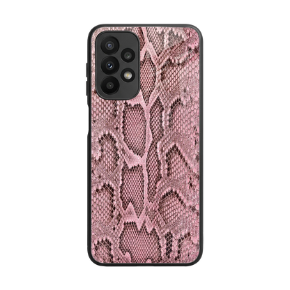 Blush Snake back phone cover | glass case for samsung galaxy a23