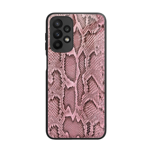 Blush Snake back phone cover | glass case for samsung galaxy a23