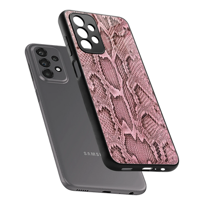 Blush Snake sleek samsung galaxy a23 cover with tempered glass back and TPU edges