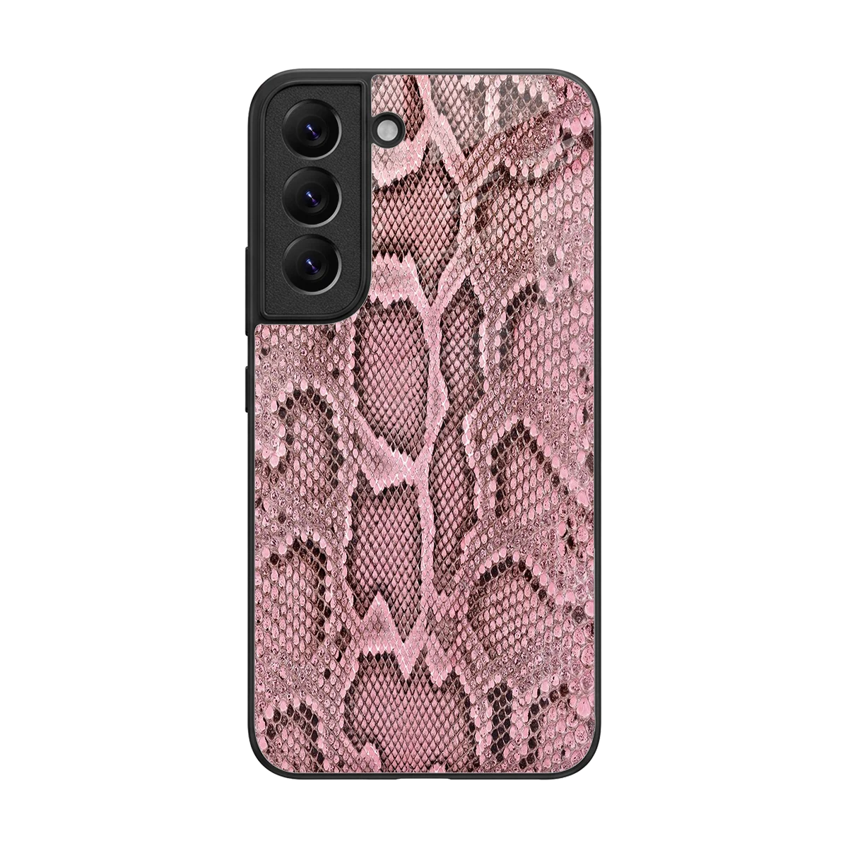 Blush Snake back phone cover | glass case for samsung galaxy s22