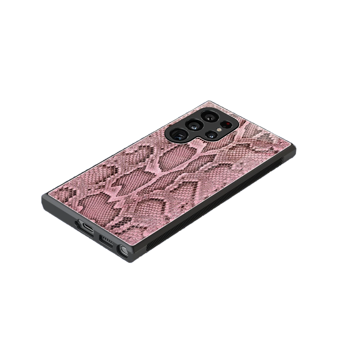 Blush Snake stylish phone case for samsung galaxy s24 ultra | glossy glass and slim fit