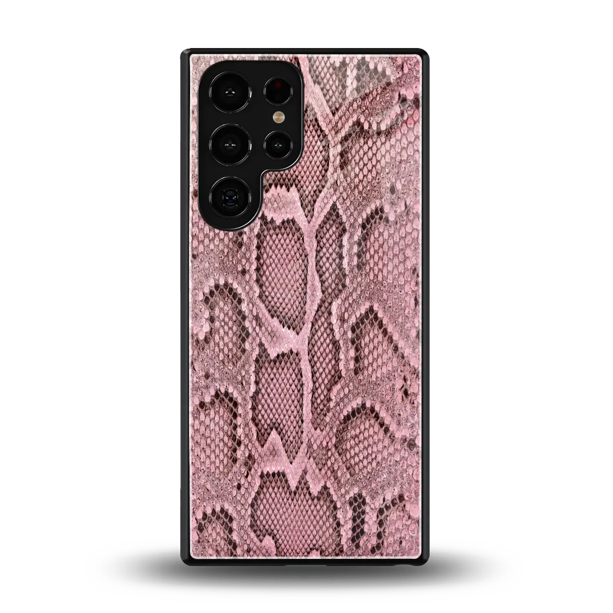 Blush Snake back phone cover | glass case for samsung galaxy s26 ultra
