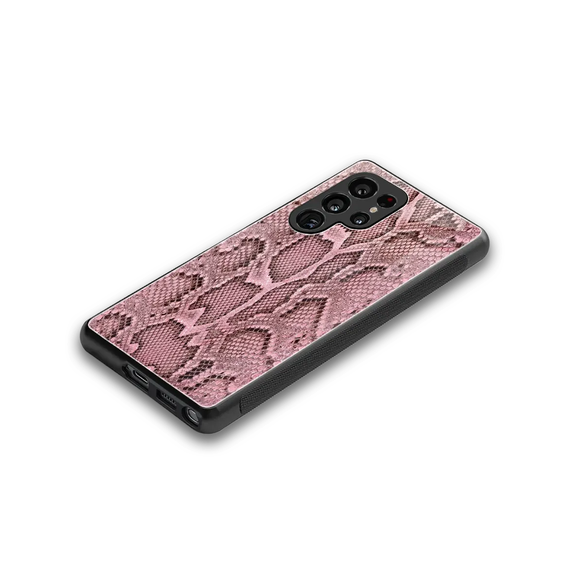 Blush Snake stylish phone case for samsung galaxy s25 ultra | glossy glass and slim fit