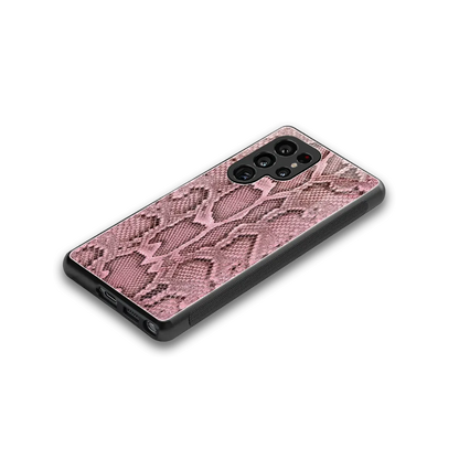 Blush Snake stylish phone case for samsung galaxy s25 ultra | glossy glass and slim fit