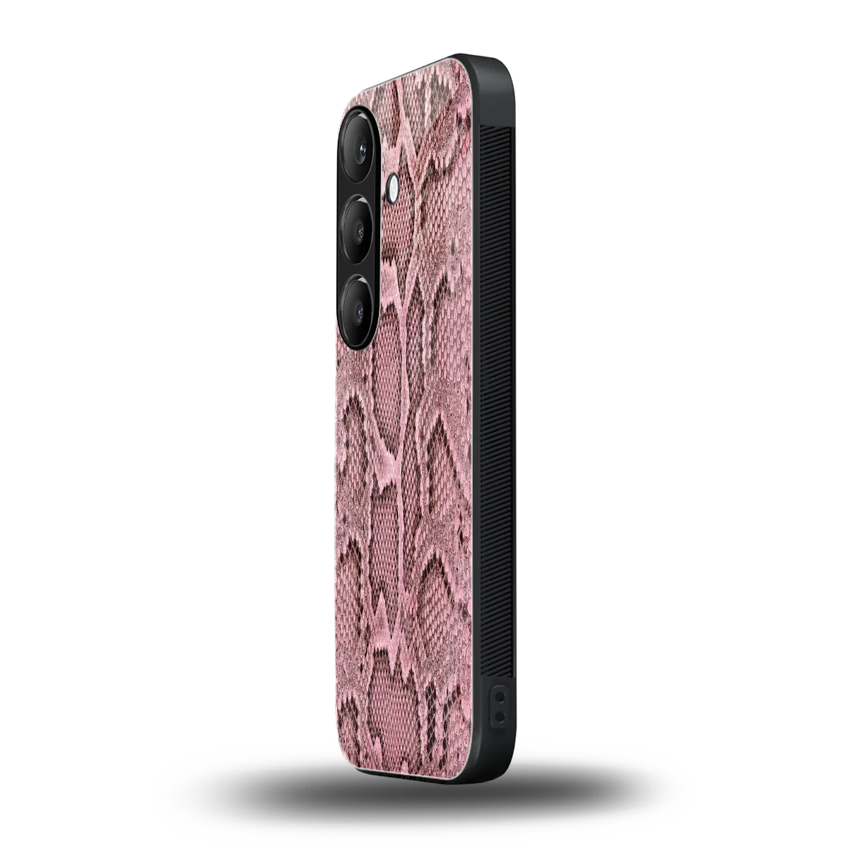 Blush Snake samsung galaxy s24 mobile cover | shockproof glass phone case