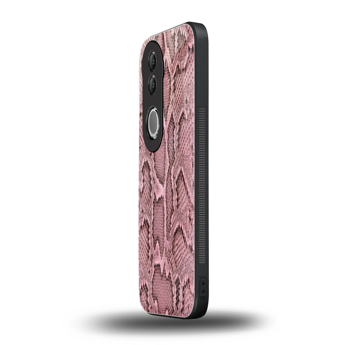 Blush Snake vivo v50 mobile cover | shockproof glass phone case