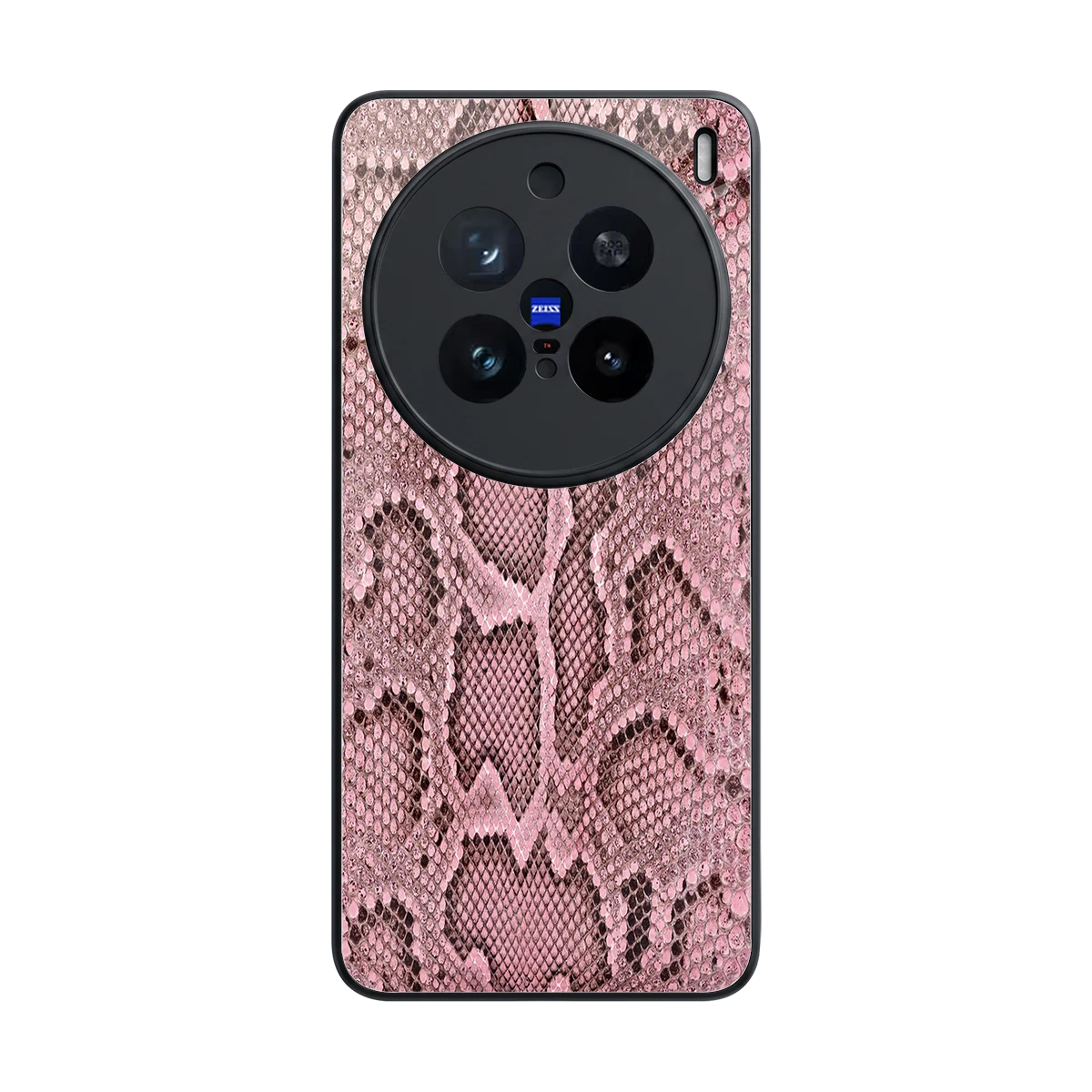 Blush Snake back phone cover | glass case for vivo x200 pro