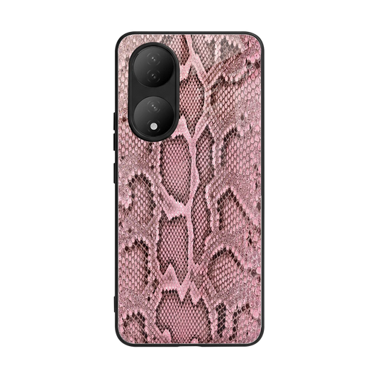 Blush Snake back phone cover | glass case for Vivo-y100