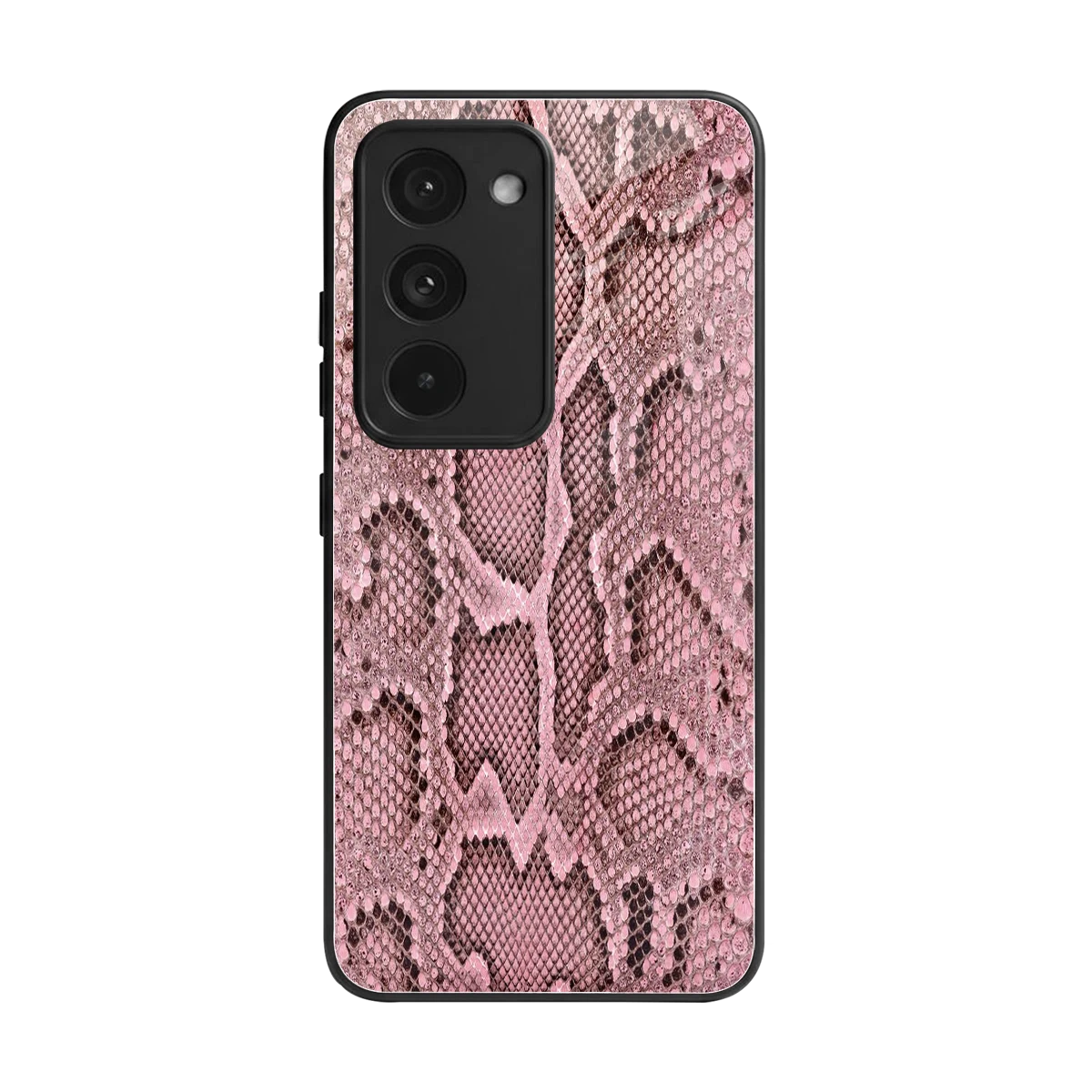 Blush Snake back phone cover | glass case for redmi 15 5g