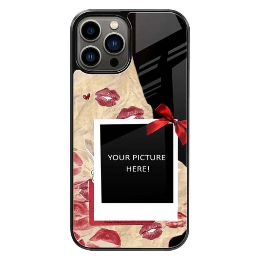 Polaroid Personalised Glass Phone Case