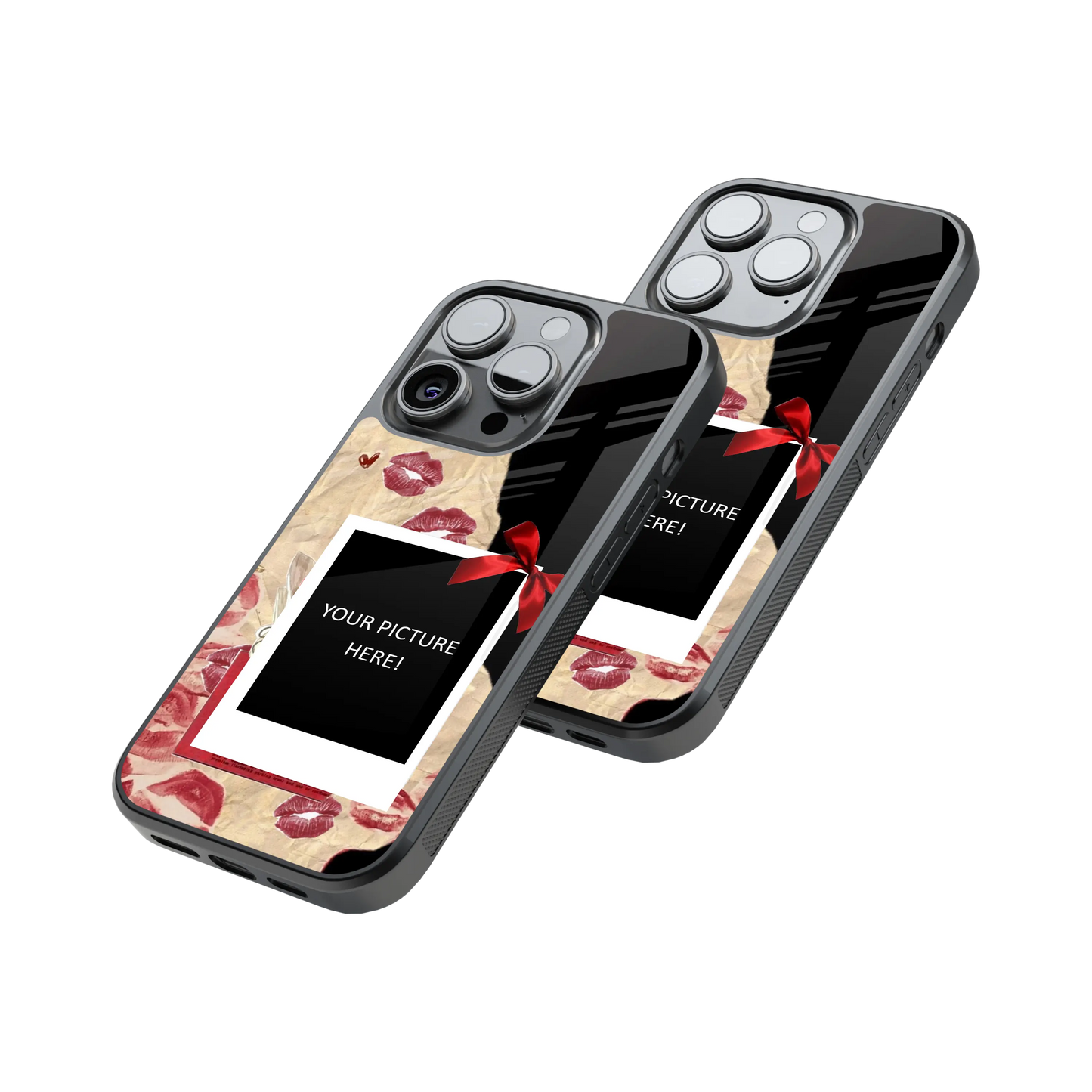 Polaroid Personalised Glass Phone Case