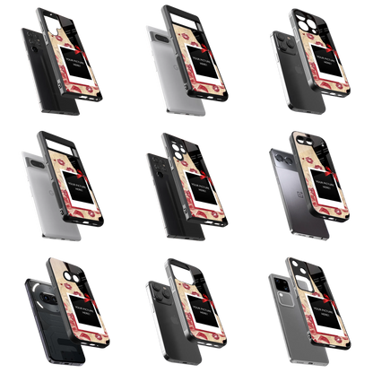 Polaroid Personalised Glass Phone Case