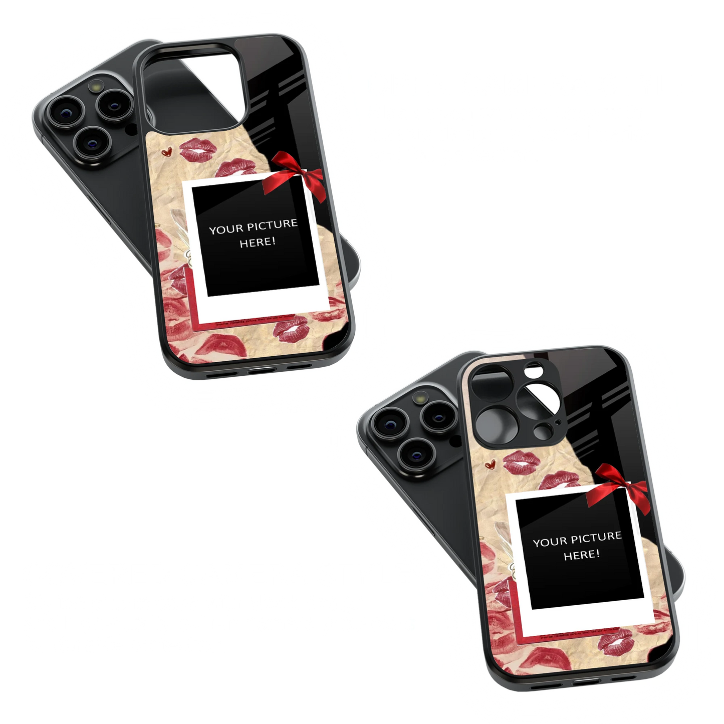 Polaroid Personalised Glass Phone Case