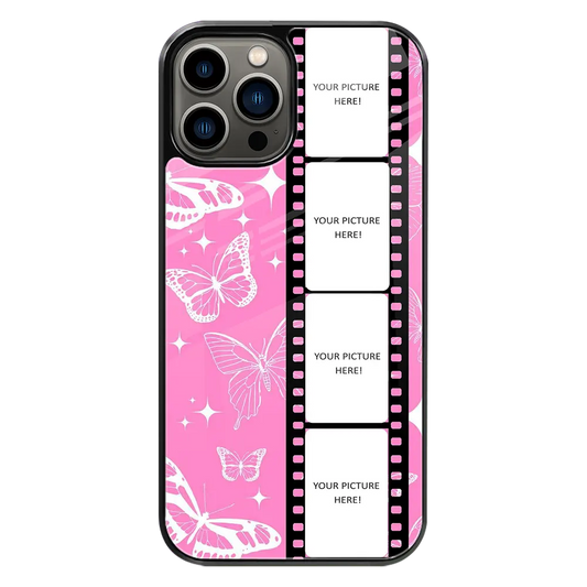 Polaroid Personalised Glass Phone Case