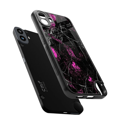 Blushstone sleek cmf nothing phone 1 cover with tempered glass back and TPU edges