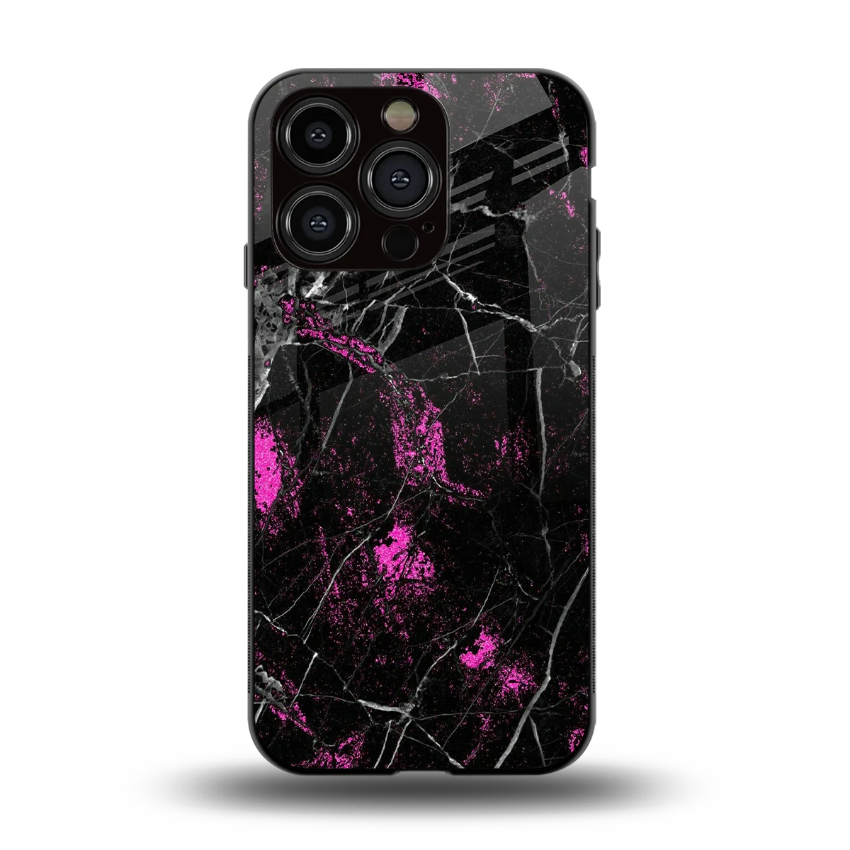 Blushstone back phone cover | glass case for iphone 13 pro