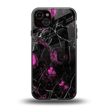 Blushstone back phone cover | glass case for iphone 15 plus