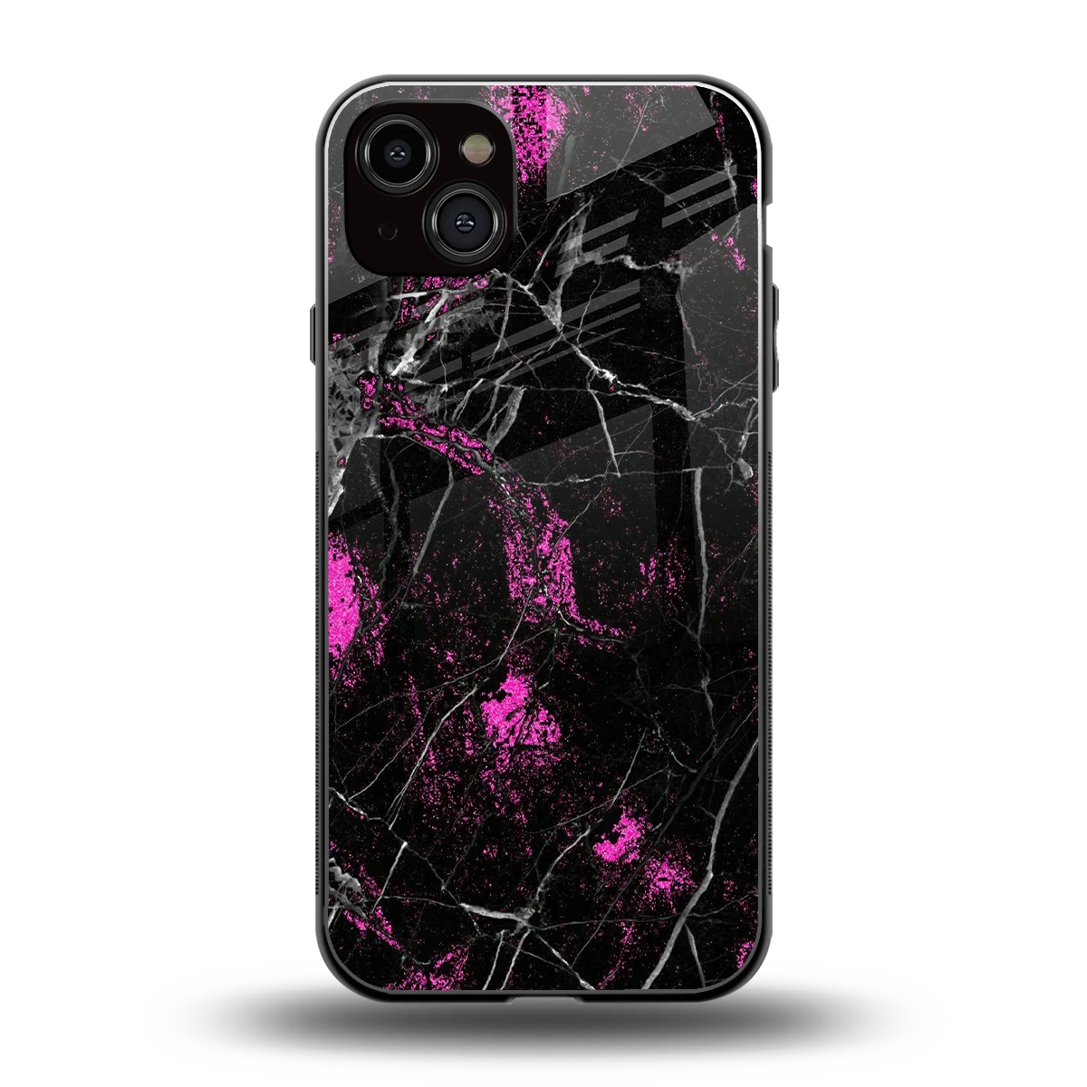 Blushstone back phone cover | glass case for iphone 14 plus