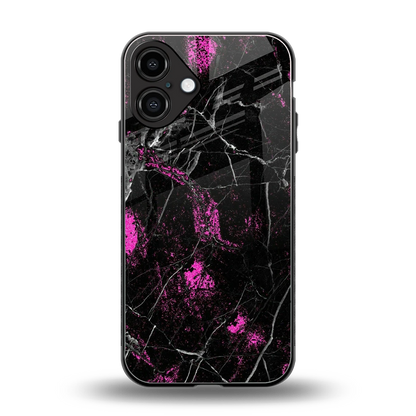 Blushstone back phone cover | glass case for iphone 16 plus