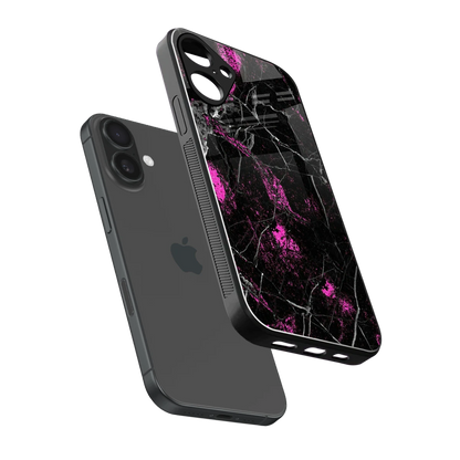 Blushstone sleek iphone 16 plus cover with tempered glass back and TPU edges