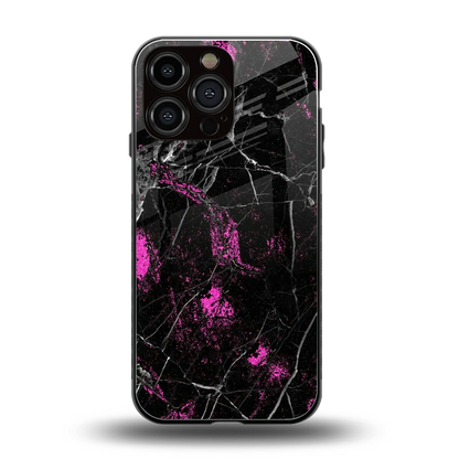 Blushstone back phone cover | glass case for iphone 16 pro max