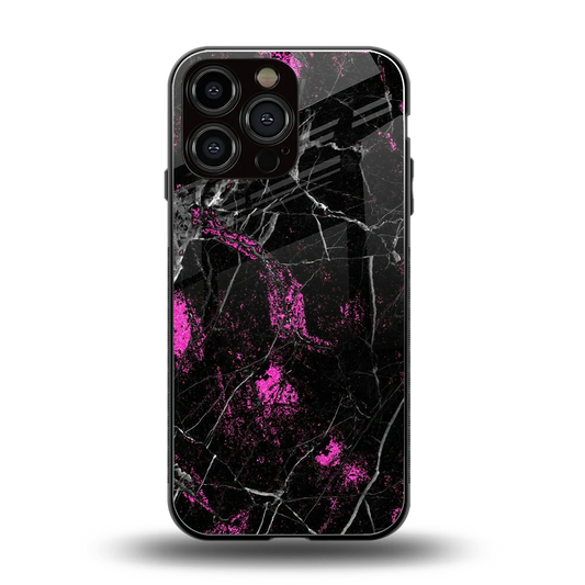 Blushstone back phone cover | glass case for iphone 16 pro max