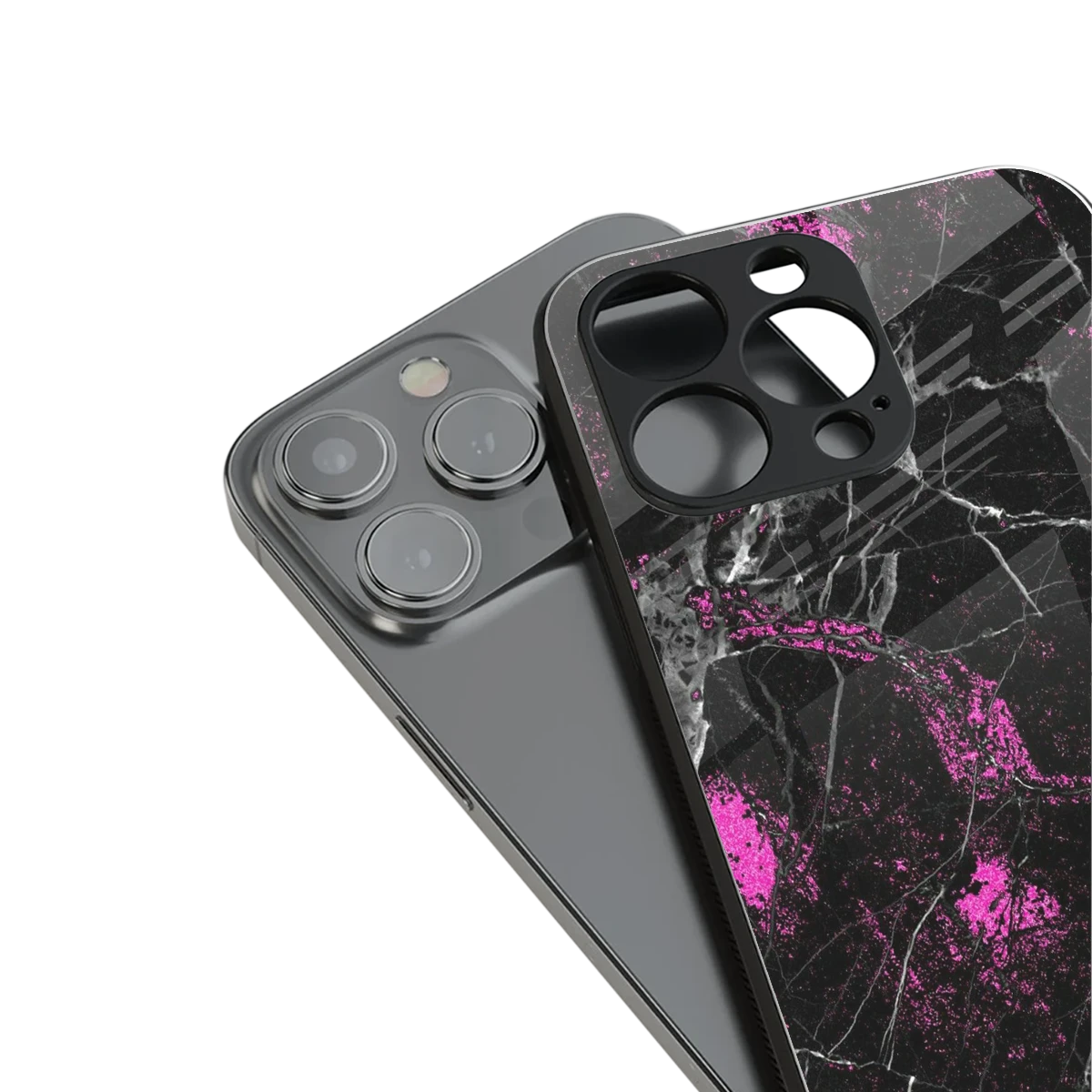 Blushstone stylish phone case for iphone 13 | glossy glass and slim fit