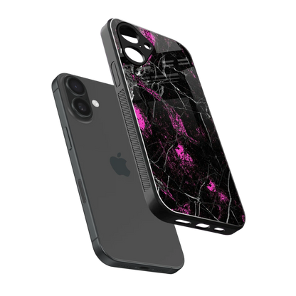 Blushstone sleek iPhone 16 cover with tempered glass back and TPU edges