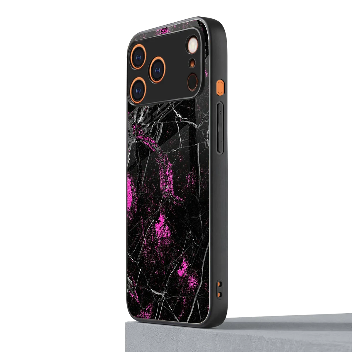 Blushstone iphone 17 pro max mobile cover | shockproof glass phone case