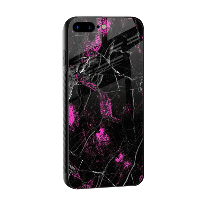 Blushstone sleek iphone 8 plus cover with tempered glass back and TPU edges