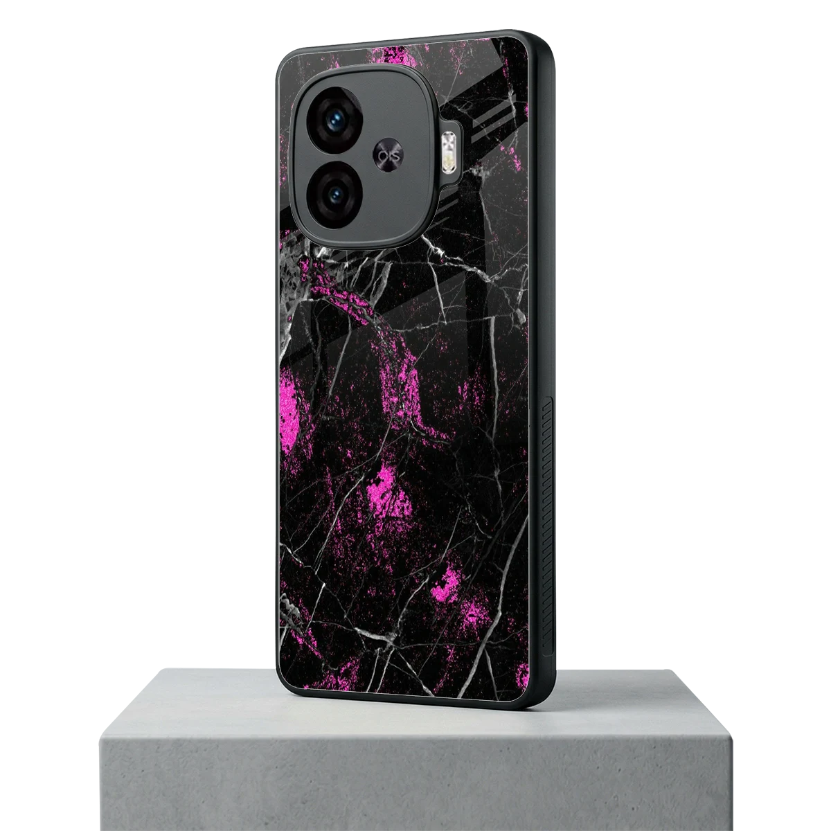 Blushstone iqoo neo 10r 5g mobile cover | shockproof glass phone case