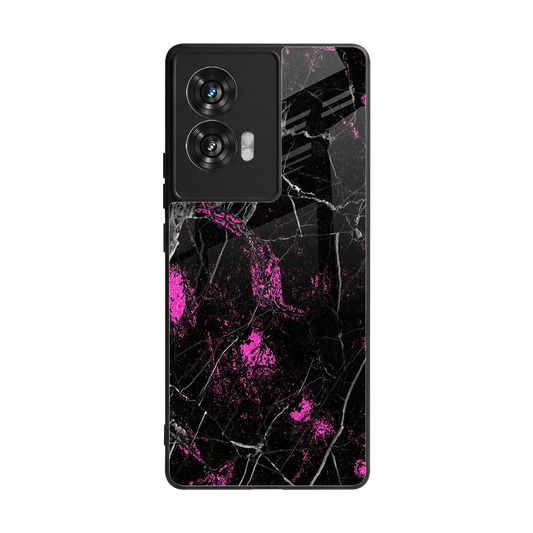Blushstone back phone cover | glass case for motorola edge 50 fusion