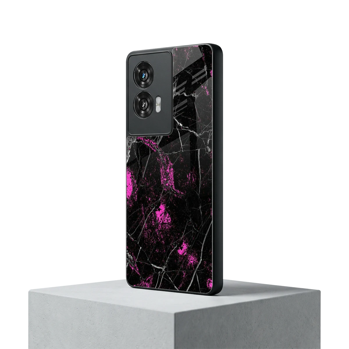 Blushstone motorola edge 50 fusion mobile cover | shockproof glass phone case