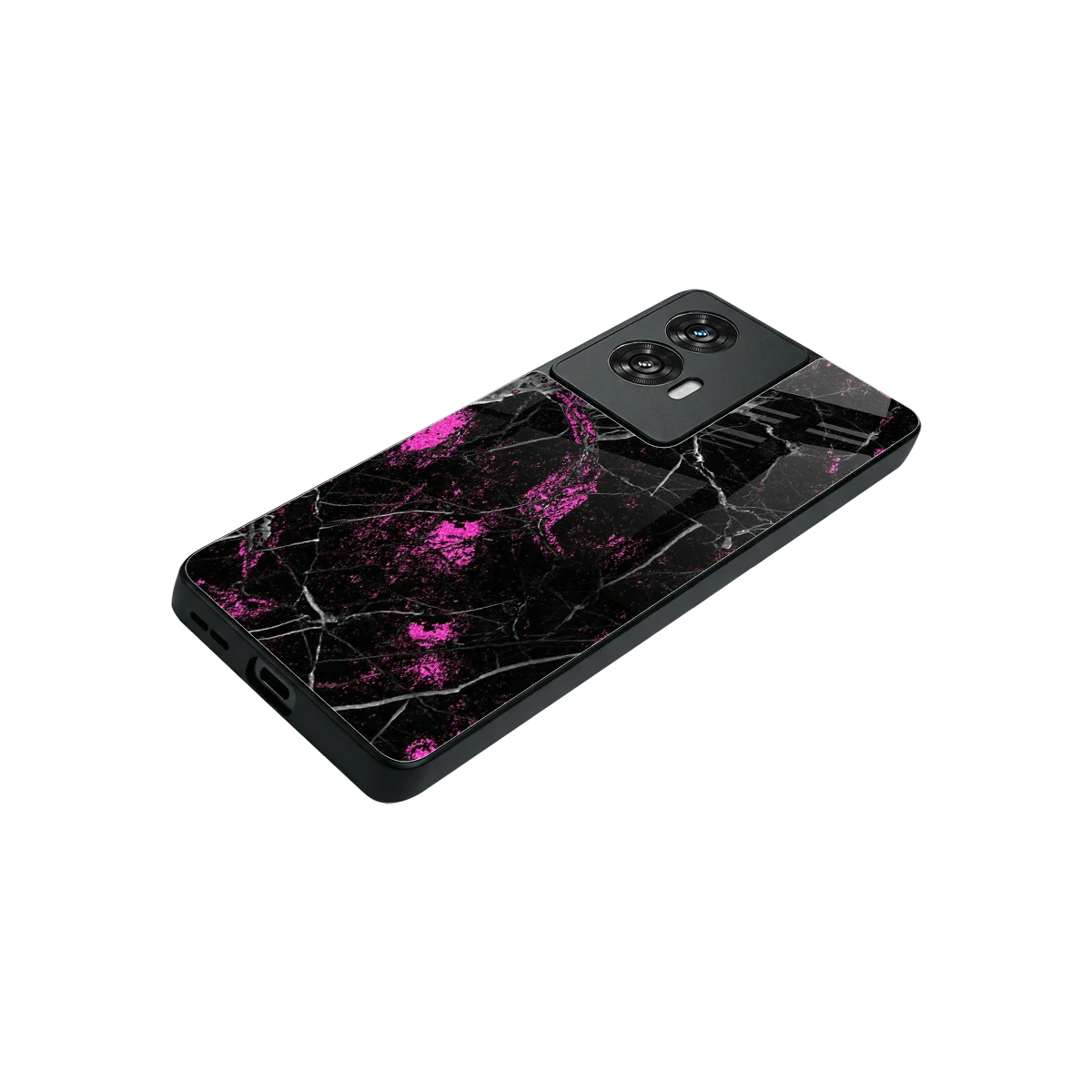 Blushstone stylish phone case for motorola edge 50 fusion | glossy glass and slim fit