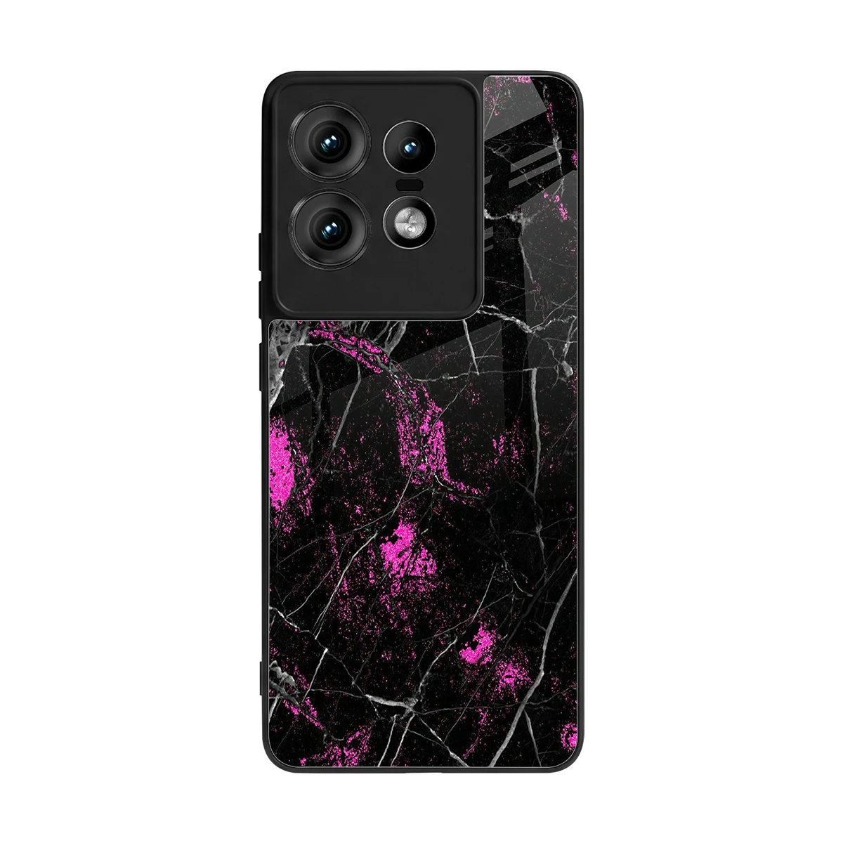 Blushstone back phone cover | glass case for motorola edge 50 pro