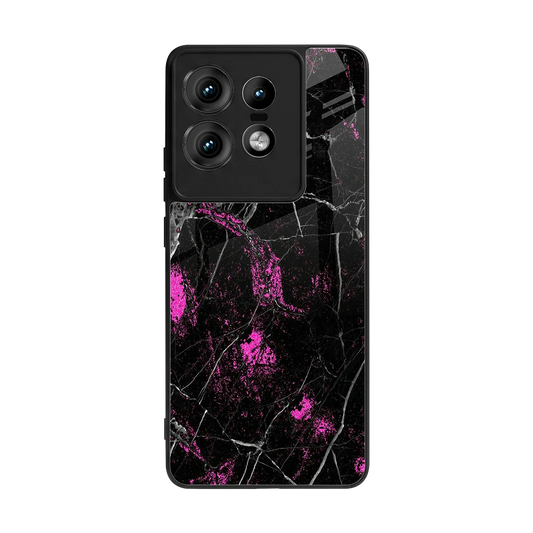 Blushstone back phone cover | glass case for motorola edge 50 pro