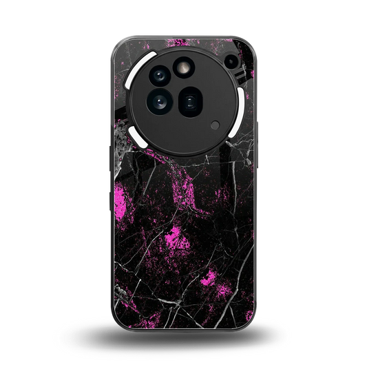 Blushstone back phone cover | glass case for nothing phone 3a pro