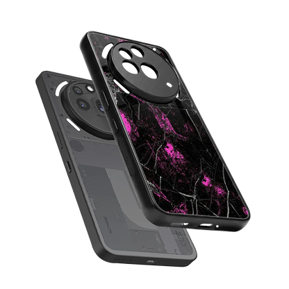 Blushstone sleek nothing phone 3a pro cover with tempered glass back and TPU edges