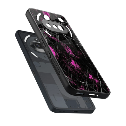 Blushstone sleek nothing phone 3a cover with tempered glass back and TPU edges