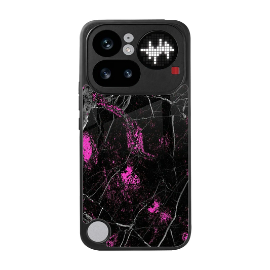 Blushstone back phone cover | glass case for nothing phone 4a pro